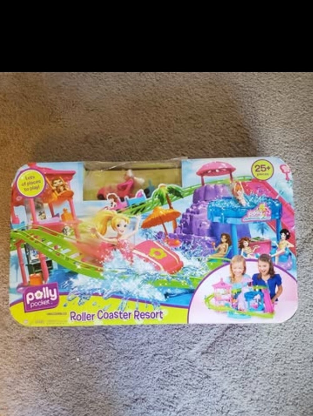 NEW IN BOX..POLLY POCKET Roller Coaster Resort Playset. RARE FIND!!